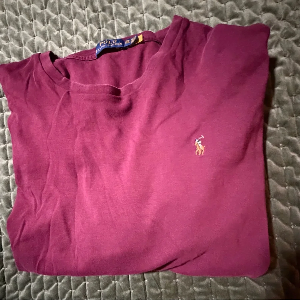 Polo Ralph‎ Lauren maroon burgundy long sleeve t shirt size 2XB